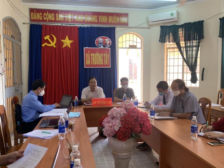 Sở Văn hóa - Thể thao và Du lịch tỉnh Tây Ninh Thẩm định tiêu chí số 6 và tiêu chí số 15 về xây dựng xã nông thôn mới nâng cao xã Trường Tây